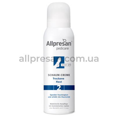 Крем-піна для сухої шкіри стоп Allpresan Foot Special No. 2 Foam Cream, 125 мл