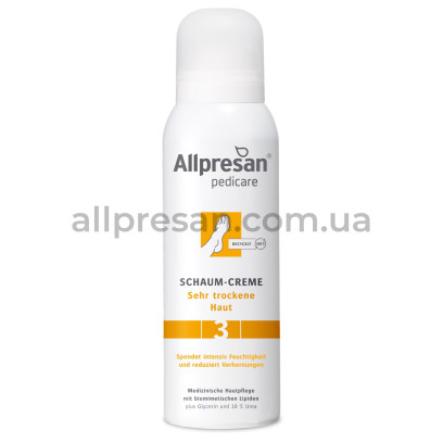 Крем-піна для сухої шкіри стоп Allpresan Foot Special No. 3 Foam Cream, 125 мл