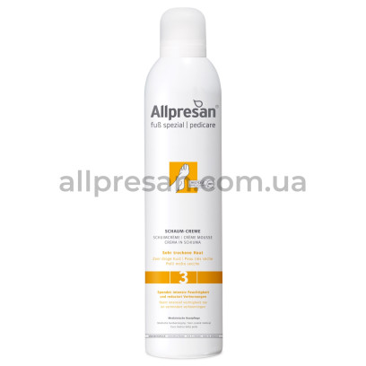 Крем-піна для сухої шкіри стоп Allpresan Foot Special No. 3 Foam Cream, 300 мл