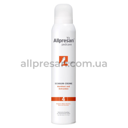 Крем-піна для потрісканої шкіри стоп Allpresan Foot Special No. 4 Foam Cream, 200 мл