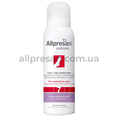 Спрей для ніг та взуття Allpresan Foot Special No. 7 Foot and Shoe Deodorant, 125 мл