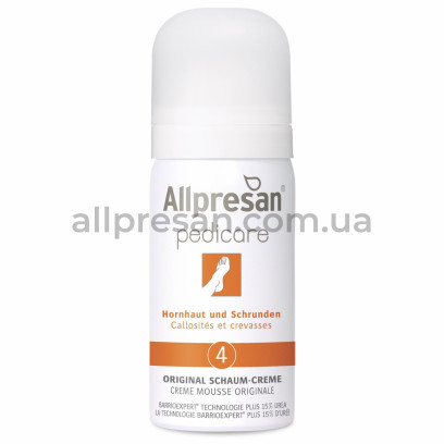 Крем-піна для потрісканої шкіри стоп Allpresan Foot Special No. 4 Foam Cream, 35 мл