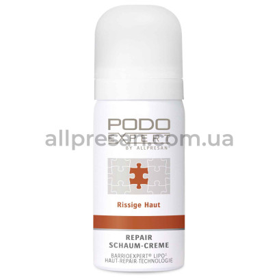 Крем-піна для сухої шкіри стоп Podoexpert by Allpresan Repair Foam Cream for Dry Skin, 35мл